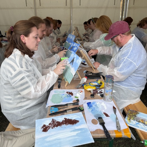 Bob Ross Gemälde – Bild 2