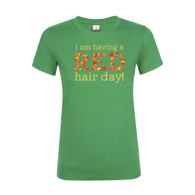 Damen-T-Shirt – RED Hair Day – 2024