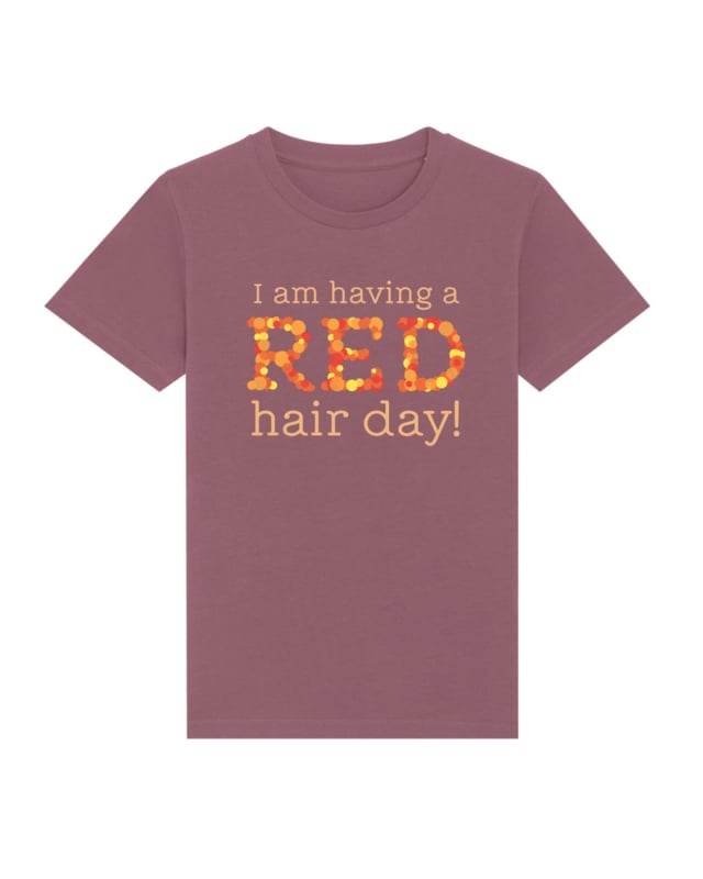 Kids' T-Shirt - RED Hair Day - 2023