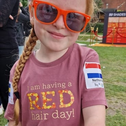 Kids' T-Shirt - RED Hair Day - 2023 - Image 2