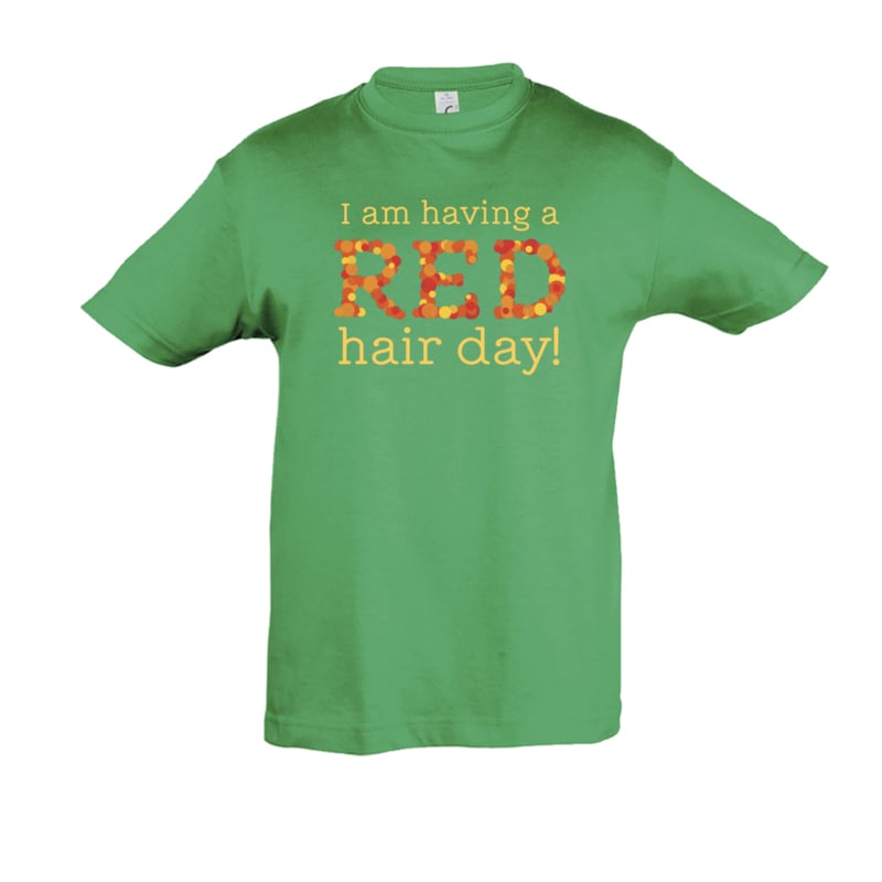 Kids' T-Shirt - RED Hair Day - 2024