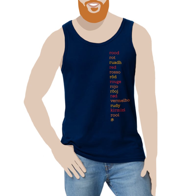 Unisex-Tanktop (Marineblau)