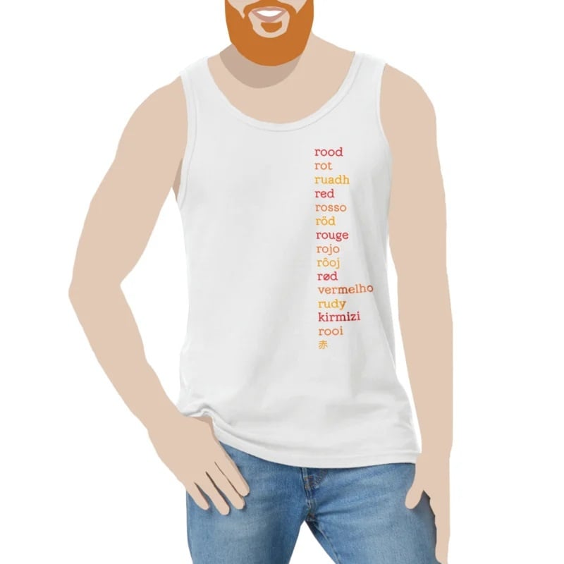 Unisex-Tanktop (weiß)