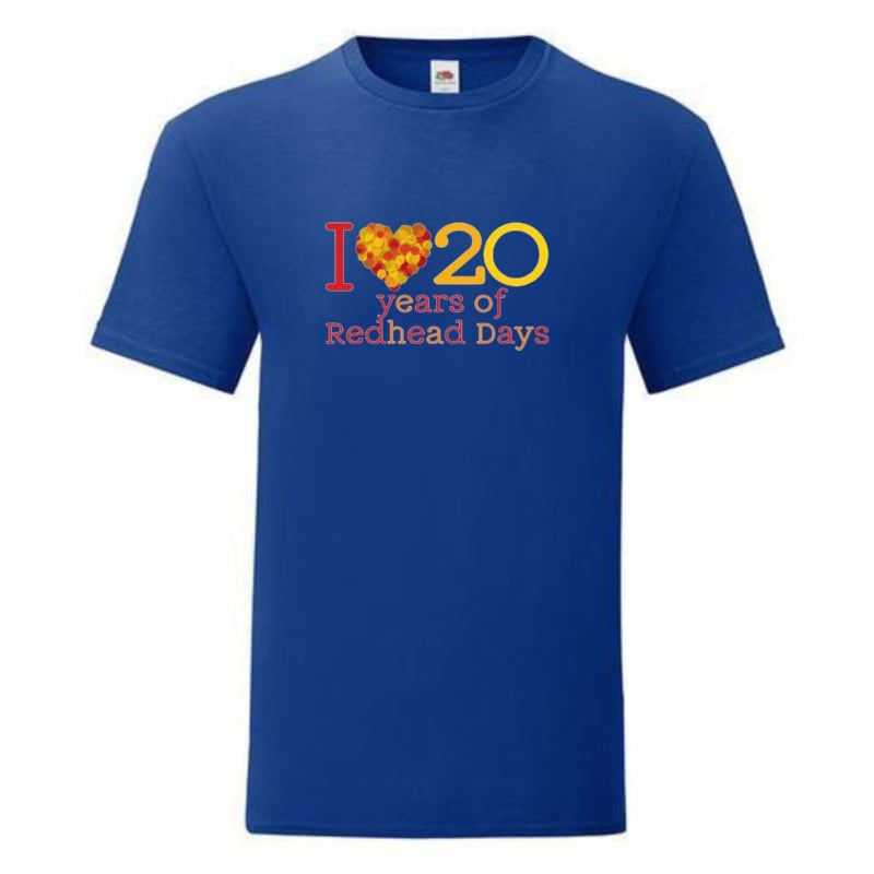 Unisex-T-Shirt – I ♥ 20 years of RHD – 2025